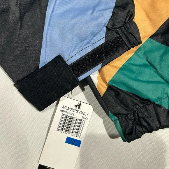 Members Only Black and Blue Graphic Jacket - Picture 7 of 7